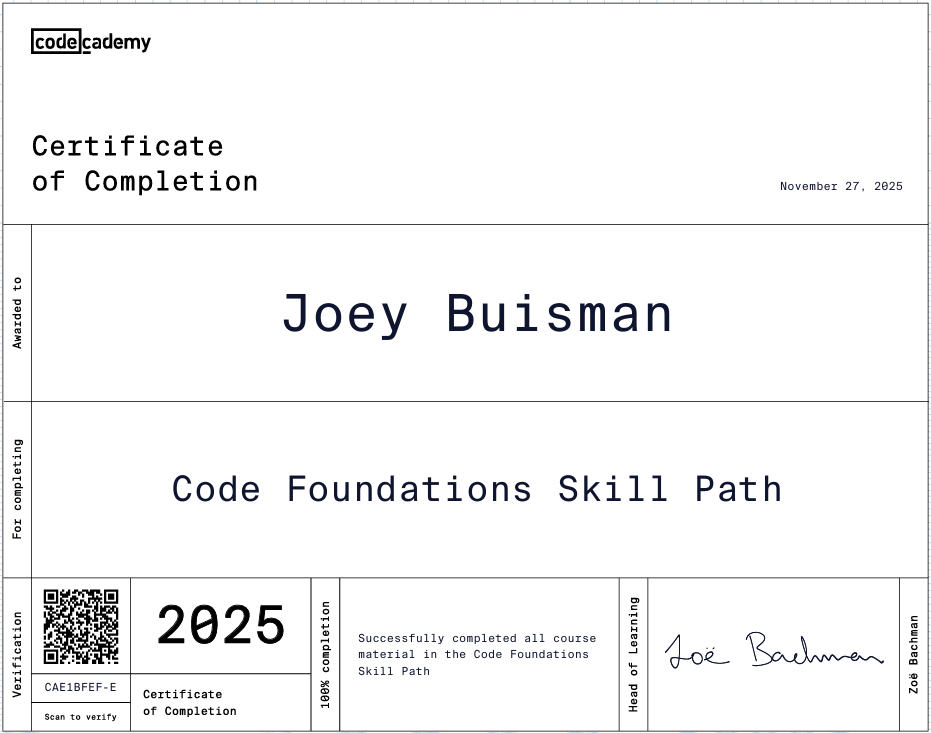 Code Foundations