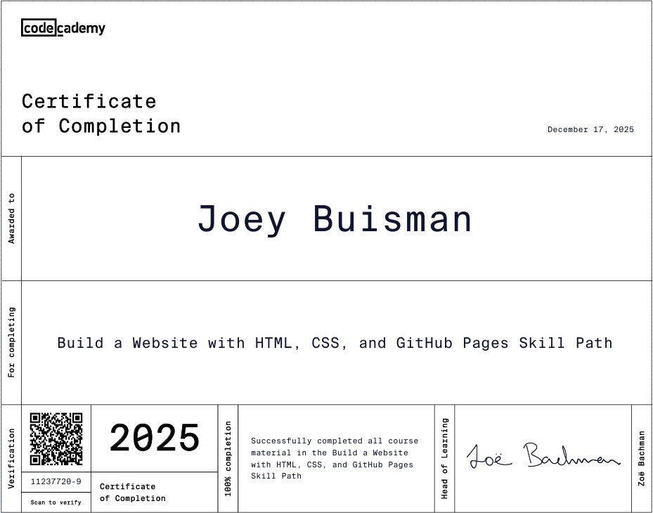 Learn how to make websites with HTML CSS and Github pages